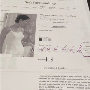 Women Cotton Underwire Cami